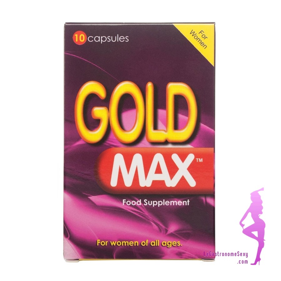 GoldMax Pink 10 gélules, Stimulant Femme Augmente la libido