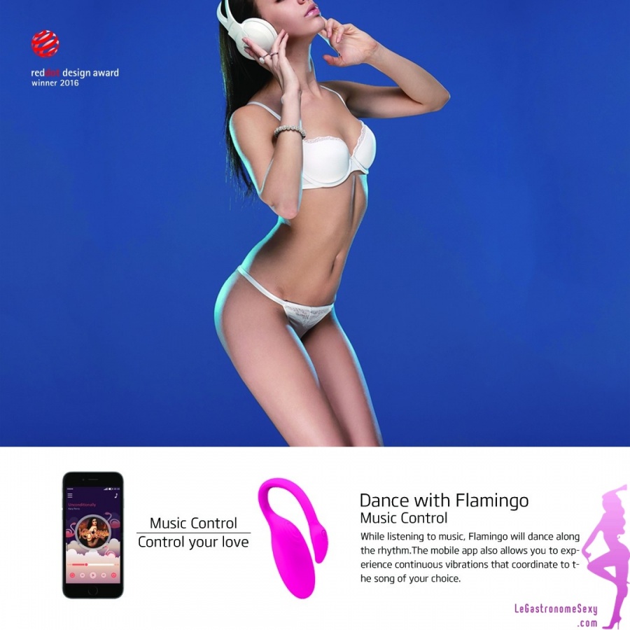 74.95€ - Oeuf vibrant point G, sex toy connecté bluetooth & wifi apps  iphone & android