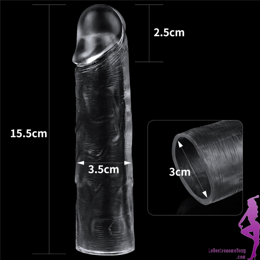 9.31€ - Gaine transparente pour augmentation de la taille du pénis